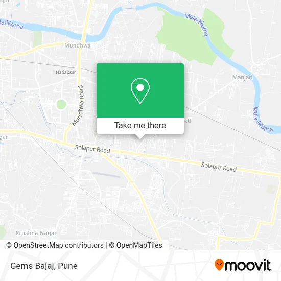 Gems Bajaj map