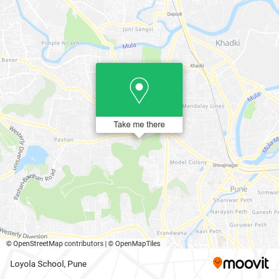 Loyola School map