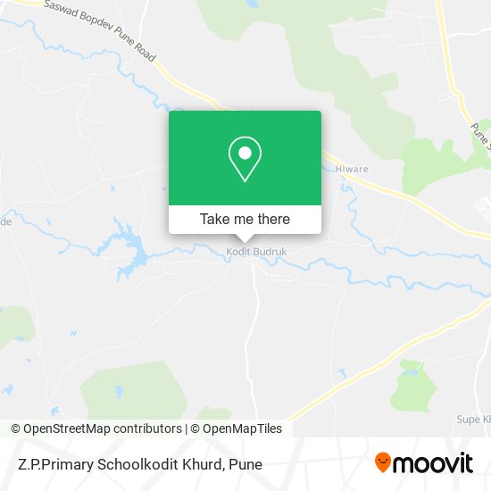 Z.P.Primary Schoolkodit Khurd map