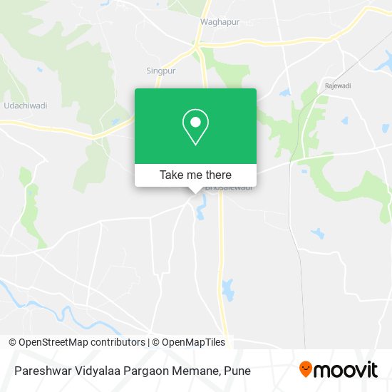 Pareshwar Vidyalaa Pargaon Memane map