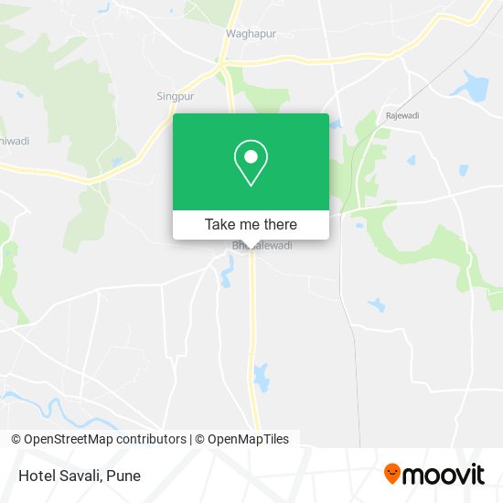 Hotel Savali map