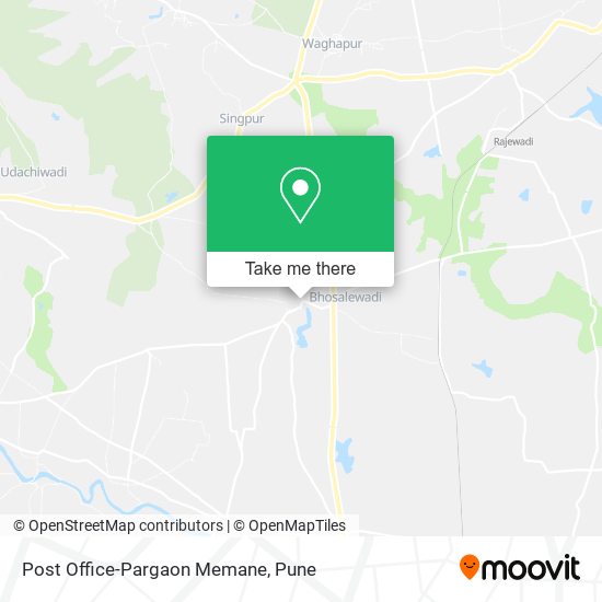Post Office-Pargaon Memane map