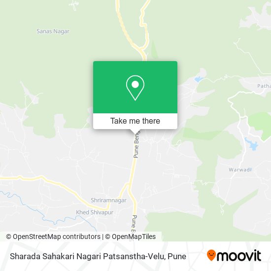 Sharada Sahakari Nagari Patsanstha-Velu map