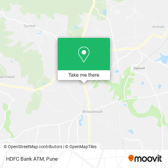 HDFC Bank ATM map