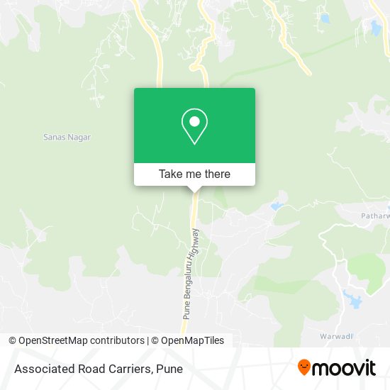 Associated Road Carriers map