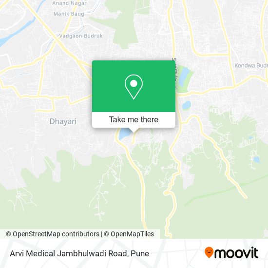Arvi Medical Jambhulwadi Road map