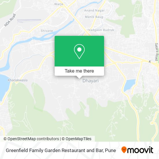 Greenfield Family Garden Restaurant and Bar map