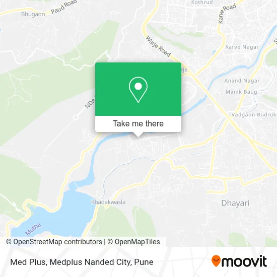 Med Plus, Medplus Nanded City map