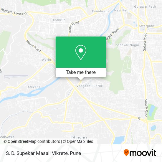 S. D. Supekar Masali Vikrete map