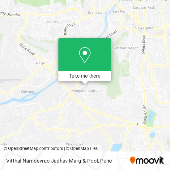 Vitthal Namdevrao Jadhav Marg & Pool map