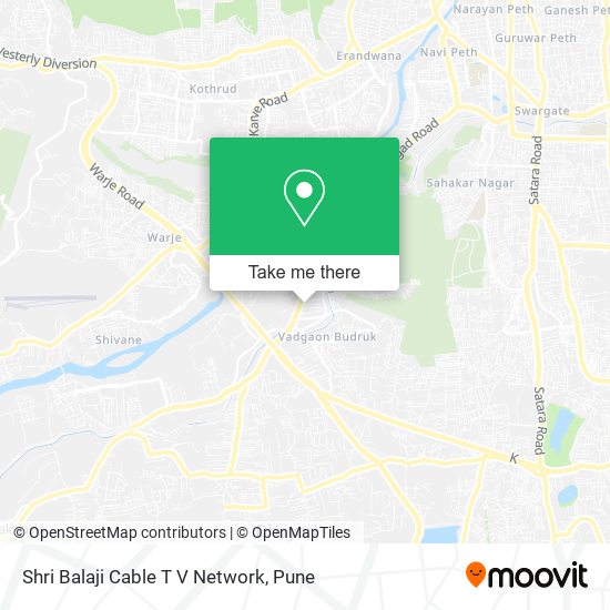 Shri Balaji Cable T V Network map