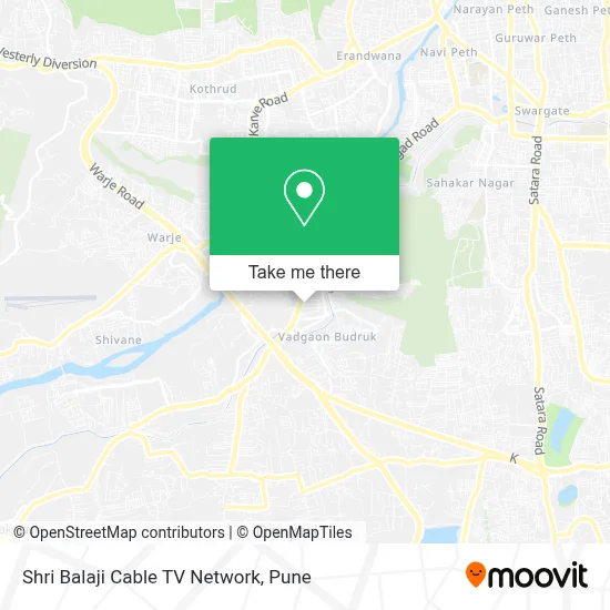 Shri Balaji Cable T V Network map