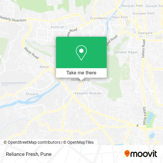 Reliance Fresh map