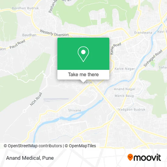 Anand Medical map