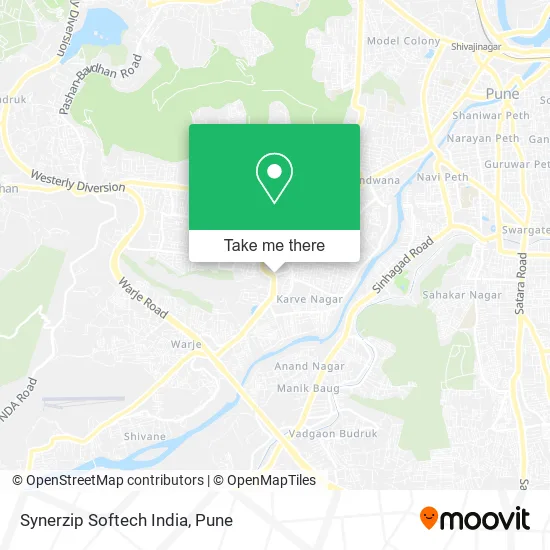 Synerzip Softech India map