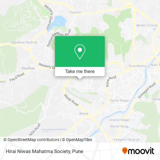 Hirai Niwas Mahatma Society map