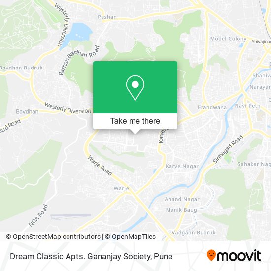 Dream Classic Apts. Gananjay Society map
