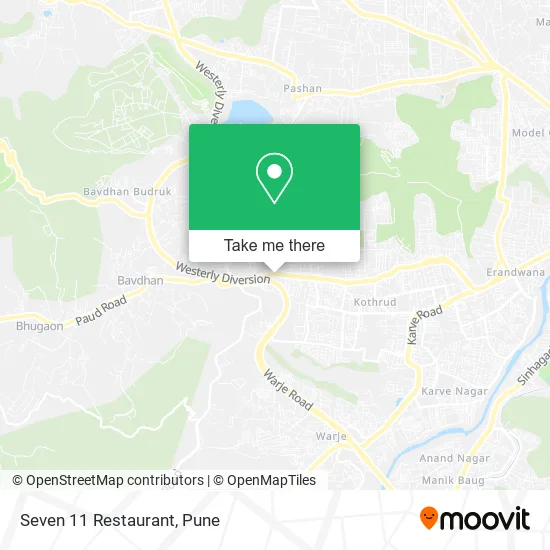 Seven 11 Restaurant map