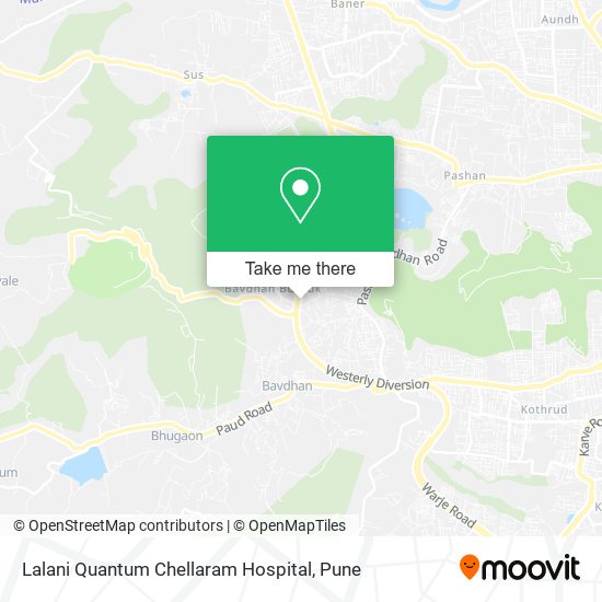 Lalani Quantum Chellaram Hospital map