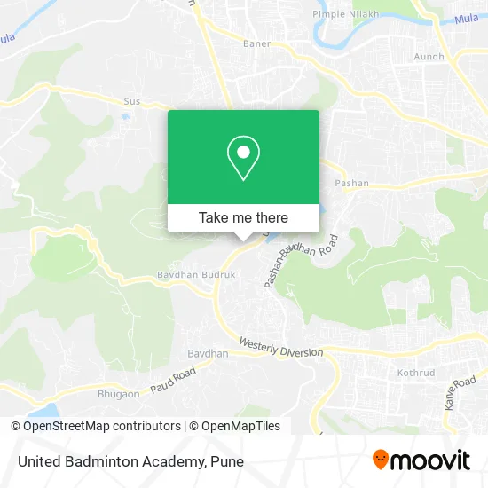United Badminton Academy map