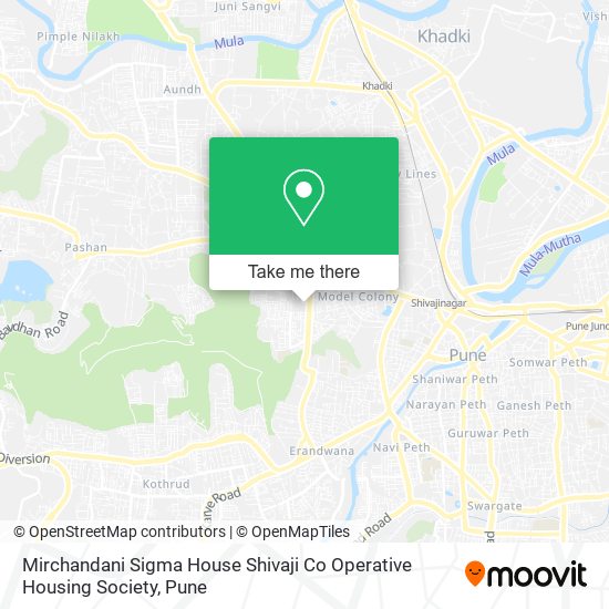 Mirchandani Sigma House Shivaji Co Operative Housing Society map
