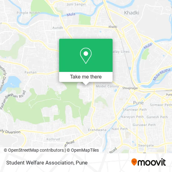 Student Welfare Association map
