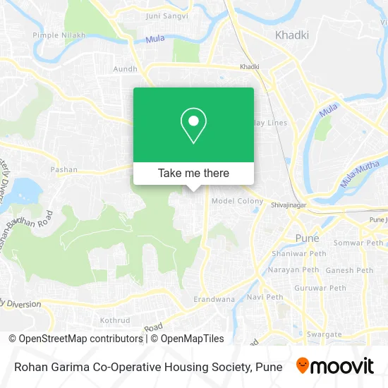 Rohan Garima Co-Operative Housing Society map