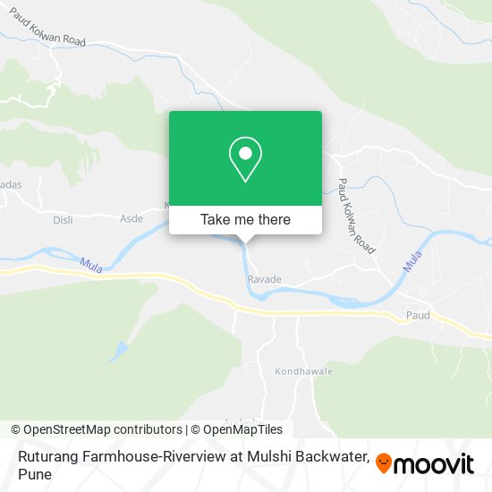 Ruturang Farmhouse-Riverview at Mulshi Backwater map
