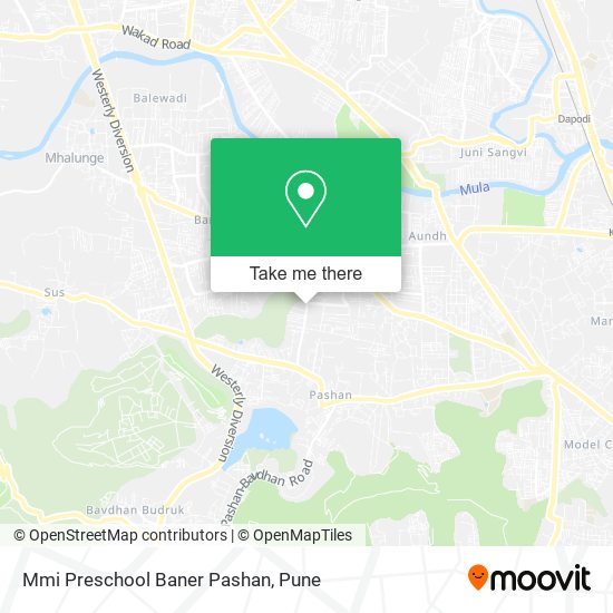 Mmi Preschool Baner Pashan map
