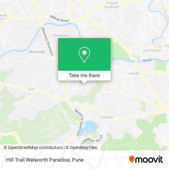 Hill Trail Welworth Paradise map