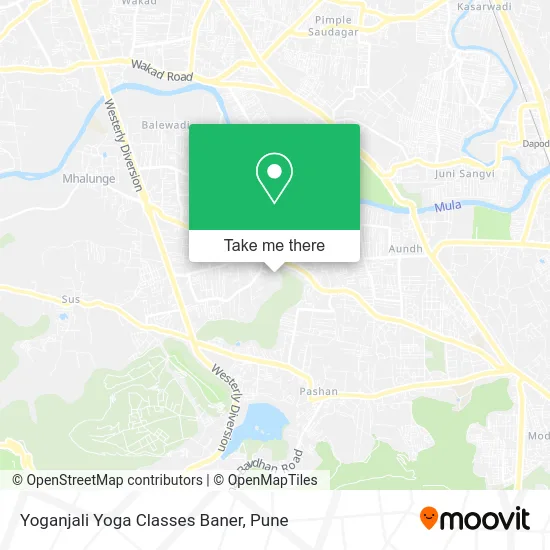 Yoganjali Yoga Classes Baner map