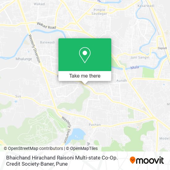 Bhaichand Hirachand Raisoni Multi-state Co-Op. Credit Society-Baner map