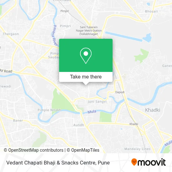 Vedant Chapati Bhaji & Snacks Centre map
