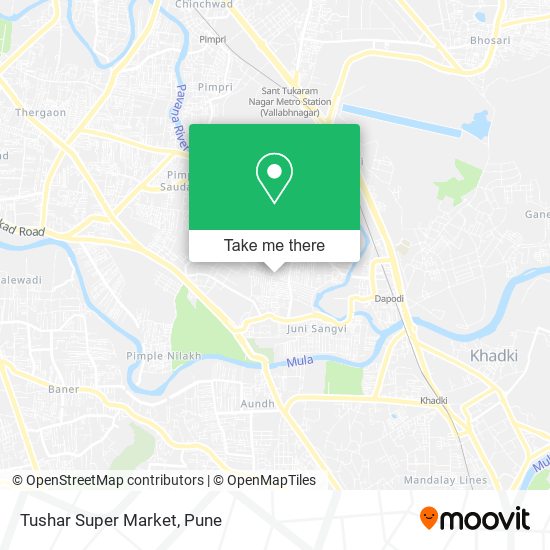 Tushar Super Market map