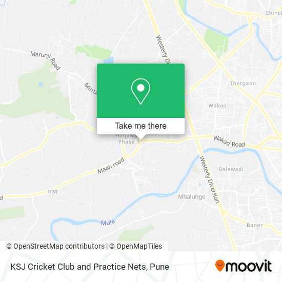 KSJ Cricket Club and Practice Nets map