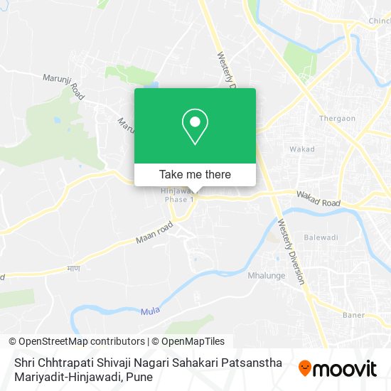 Shri Chhtrapati Shivaji Nagari Sahakari Patsanstha Mariyadit-Hinjawadi map