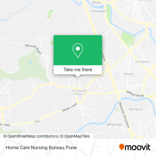 Home Care Nursing Bureau map