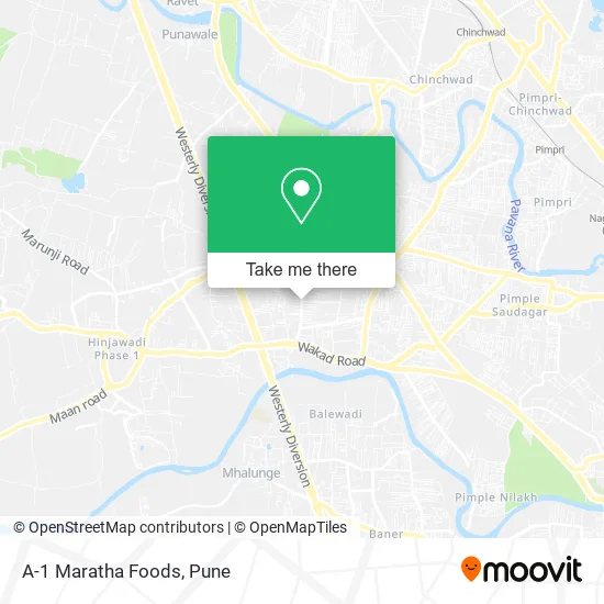 A-1 Maratha Foods map