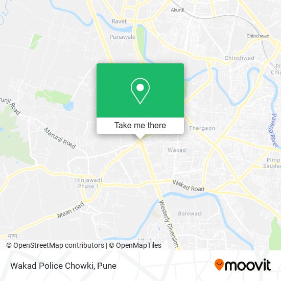 Wakad Police Chowki map