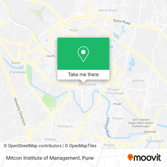 Mitcon Institute of Management map