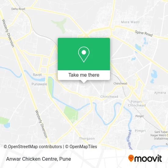 Anwar Chicken Centre map