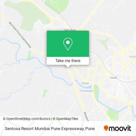 Sentosa Resort Mumbai Pune Expressway map