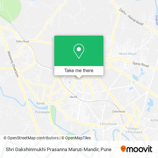 Shri Dakshinmukhi Prasanna Maruti Mandir map