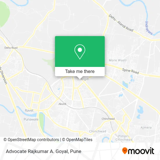 Advocate Rajkumar A. Goyal map