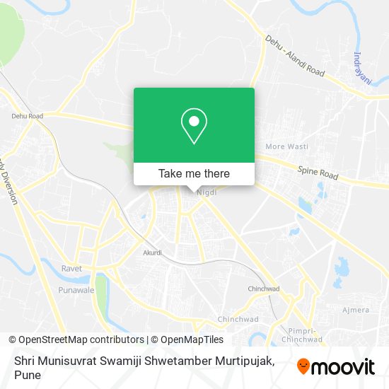 Shri Munisuvrat Swamiji Shwetamber Murtipujak map