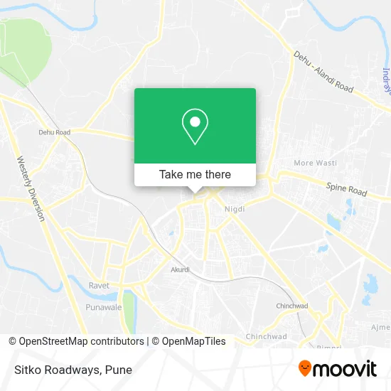 Sitko Roadways map