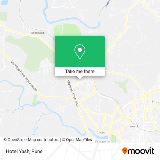 Hotel Yash map