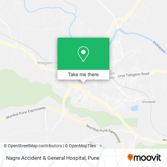 Nagre Accident & General Hospital map