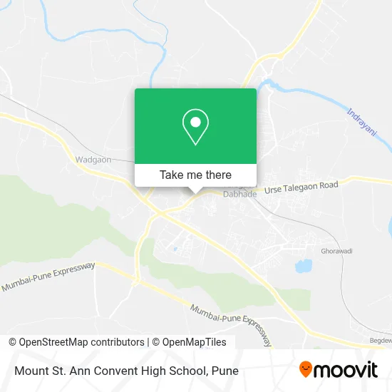 Mount ST. Ann Convent High School map