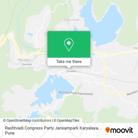 Rashtvadi Congress Party Jansampark Karyalaya map